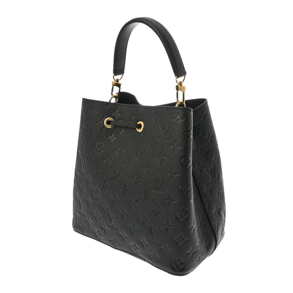 Louis Vuitton NeoNoe Shoulder Leather Noir Black Empreinte Bag